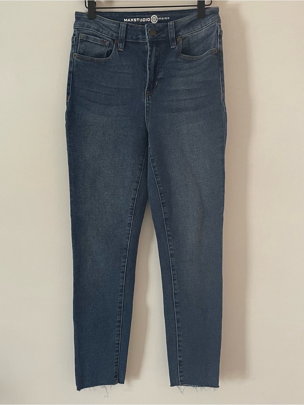 Max Studio Indigo Skinny High-Rise Jeans Women’s 8